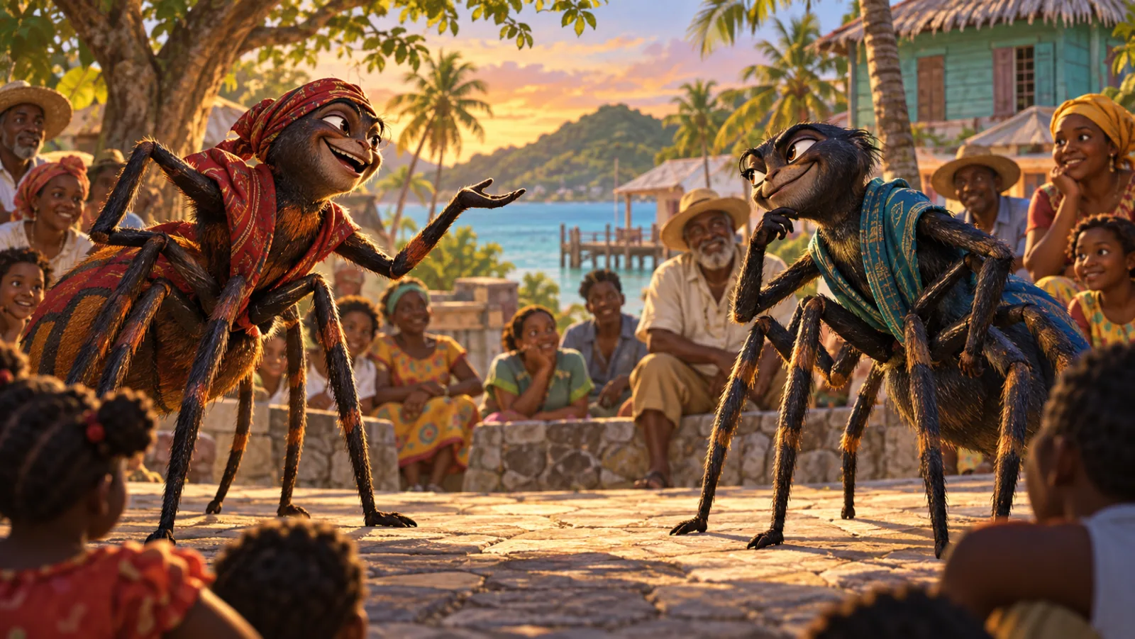 Anansi’s Stolen Name cover illustration