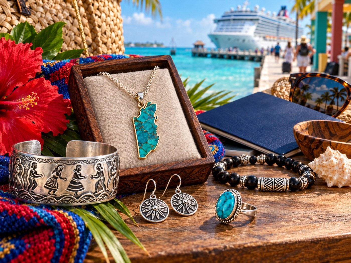 Belize-inspired jewelry and keepsakes presented for cruise travelers