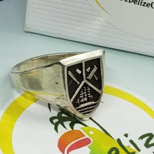 Belize Coat Of Arms Sterling Silver