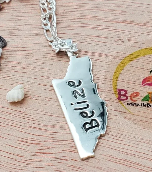 Belize Map Pendant