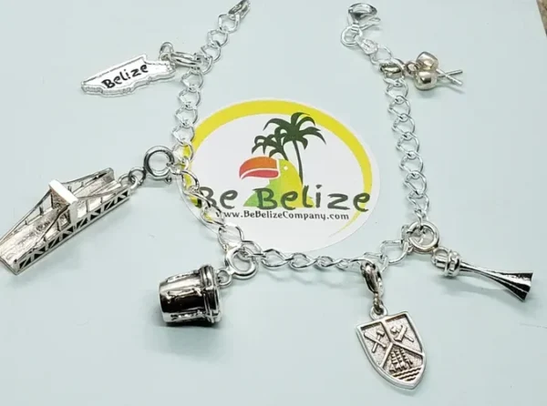 Belizean Pride Charm Bracelet