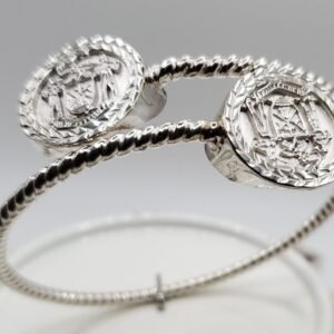 🇧🇿 Belize National Bangle – .925 Sterling Silver